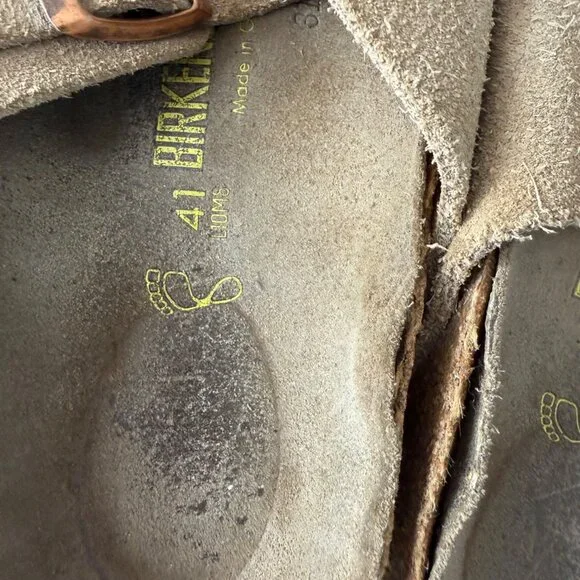 BIRKENSTOCK suede arizona sandals size 41 US 10-10.5 regular width - Picture 9 of 11